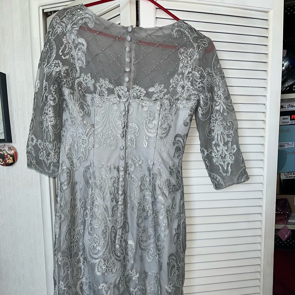 Beautiful Silver Anniversary/Special Event/Mother of the Bride Dress 😍
